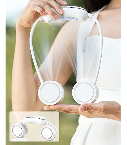 Amazon | ZenCT 首掛け扇風機 ハンズフリー 充電式 ポータブル扇風機